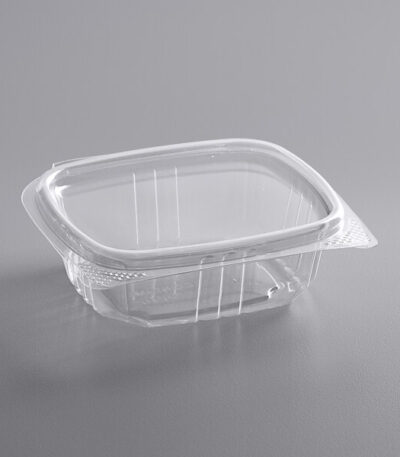 4 Oz Hinged Clear High Premium Quality