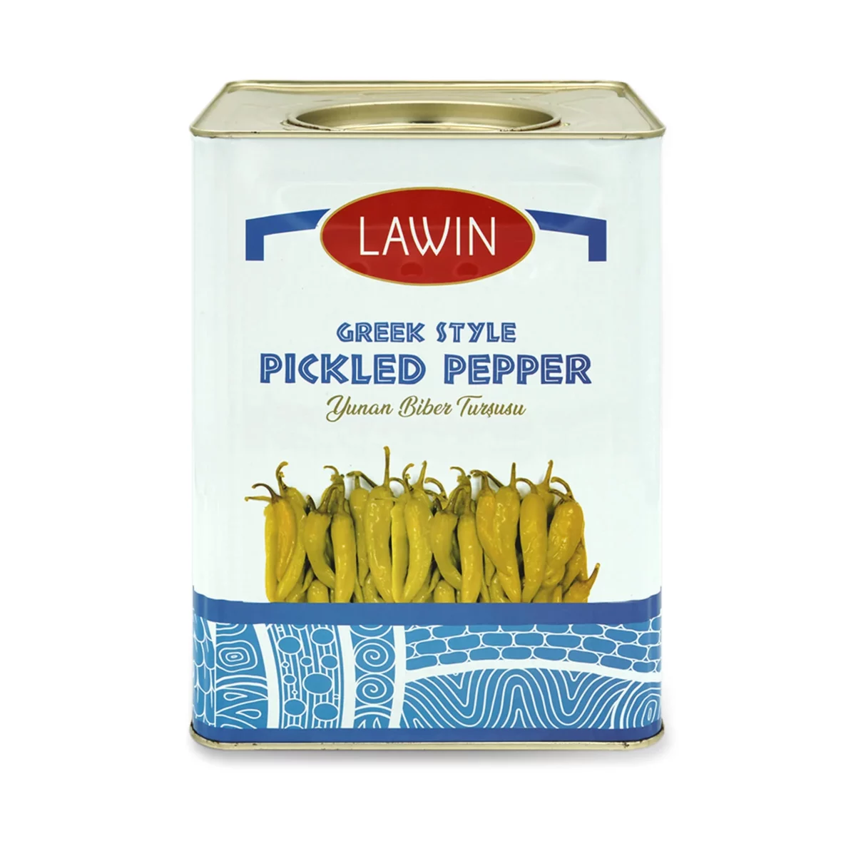 Lawin Greek Style Pickled Pepper 15 Kg Tin