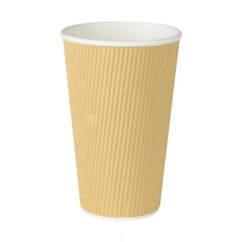16 oz Brown Ripple Wall Cup 1x500 Approx (570*370*450)