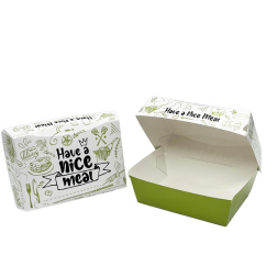 White Board Fried Chicken Box Small Generic Design (139*79*55)