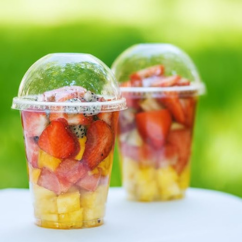 10 oz Smoothie Cups Dome Lids 50 PCSx20 Pack