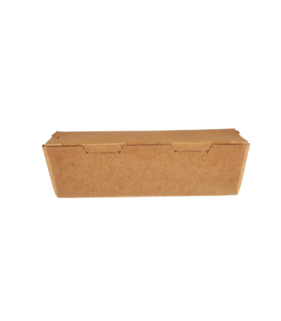 10" Kraft Board Lunch Box Plain
