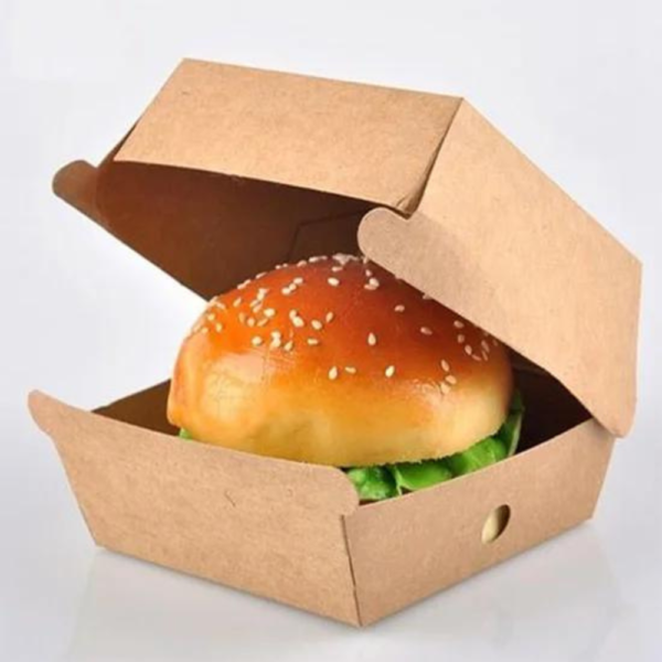 BB4R - 4" Ripple Board Burger Box