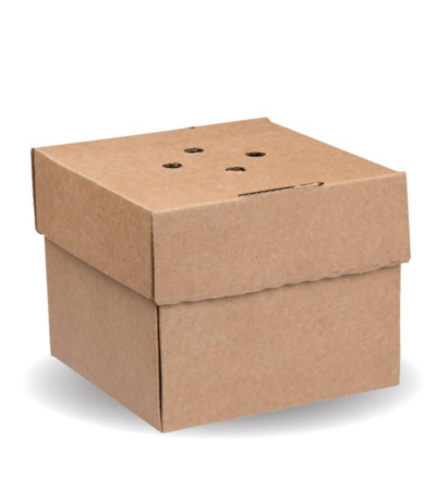 5" Premium Vented Kraft Food Box