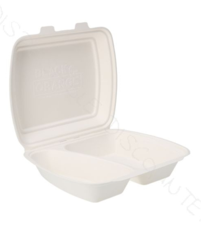 Menu Box 2 Compartment With Lids (41*43*50)