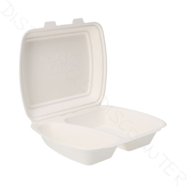Menu Box 2 Compartment With Lids (41*43*50)