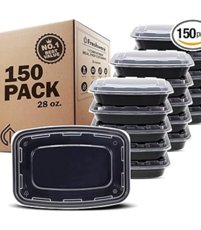 Gold Mir Pack Meal Box 1 Compartment 2X100's (208*245*68)