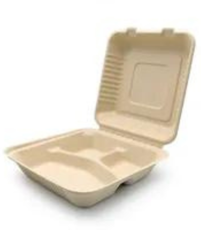 Gold Mir Pack Meal Box 3 Compartment 2X100's (204*236*77)